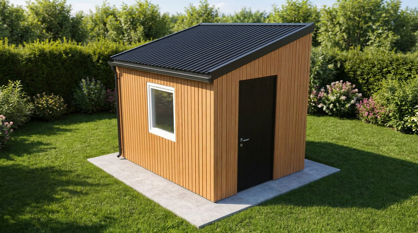 Hotový zahradní domek 3 × 3 m